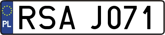 RSAJ071