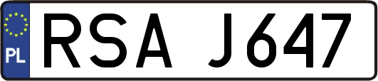 RSAJ647