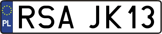 RSAJK13