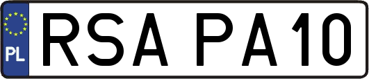 RSAPA10