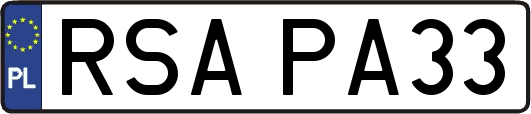 RSAPA33