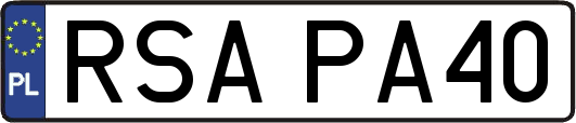 RSAPA40