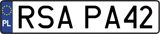 RSAPA42
