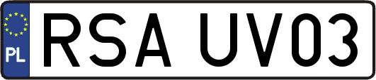 RSAUV03