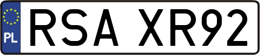 RSAXR92