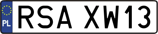 RSAXW13