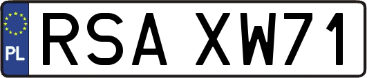 RSAXW71