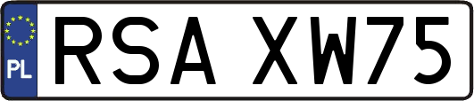 RSAXW75
