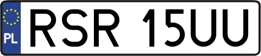 RSR15UU