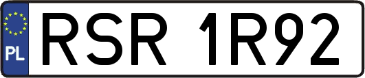 RSR1R92