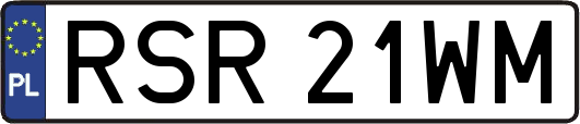 RSR21WM