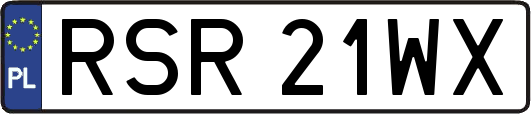RSR21WX
