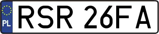RSR26FA