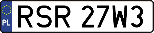 RSR27W3