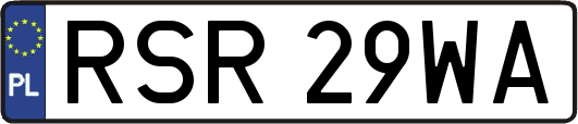 RSR29WA