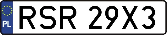 RSR29X3