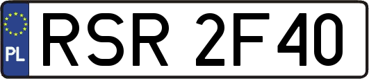 RSR2F40