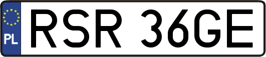 RSR36GE