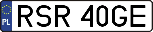RSR40GE