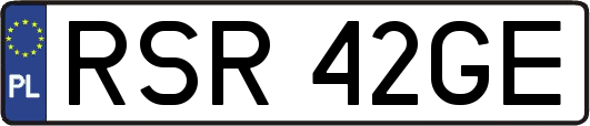 RSR42GE