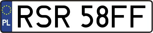 RSR58FF
