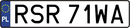 RSR71WA