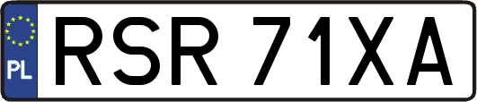 RSR71XA