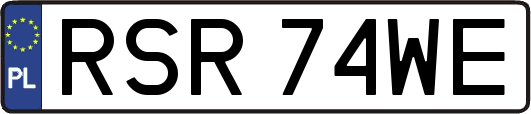 RSR74WE