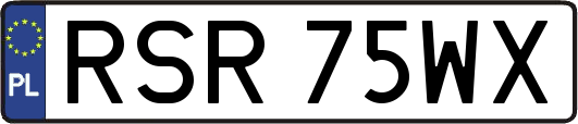 RSR75WX