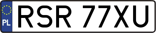 RSR77XU