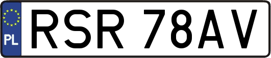 RSR78AV