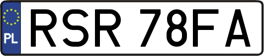 RSR78FA
