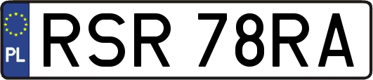 RSR78RA