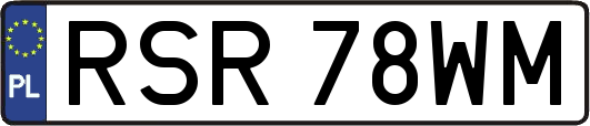 RSR78WM