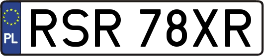 RSR78XR