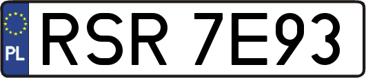 RSR7E93