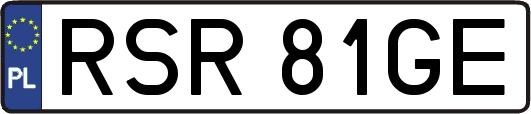 RSR81GE