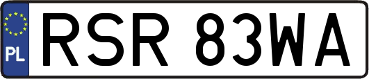 RSR83WA