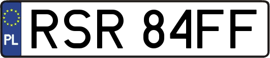 RSR84FF