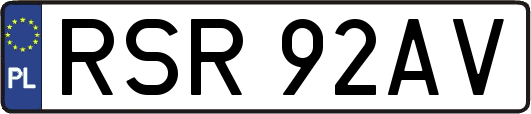 RSR92AV