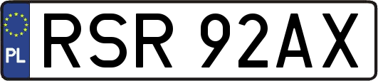 RSR92AX