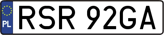 RSR92GA