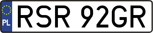 RSR92GR