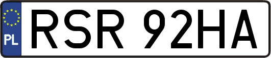 RSR92HA