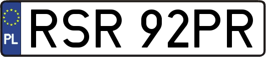 RSR92PR