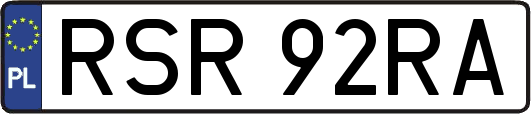 RSR92RA