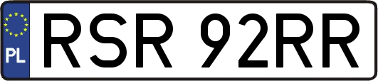 RSR92RR