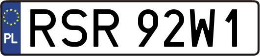 RSR92W1
