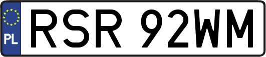RSR92WM