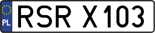 RSRX103
